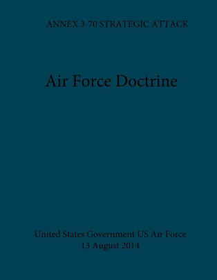 Air Force Doctrine Annex 3-70 Strategic Attack 13 August 2014 By United 