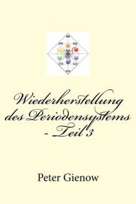 Title: Wiederherstellung des Periodensystems - Teil 3, Author: Peter Gienow