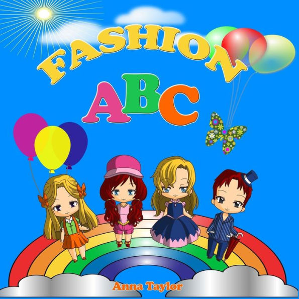 Fashion ABC. Alphabet Book & Clothes Vocabulary: Kids Alphabet ABC Books for Kids and Kindergarten Children
