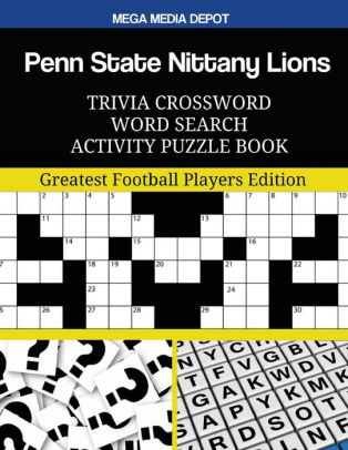 Penn State Nittany Lions Trivia Crossword Word Search Activity Puzzle