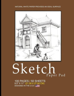 Sketch Paper Pad Browncountry Cover 85