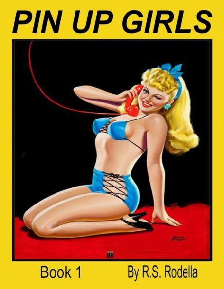 Pin-Up Girls Book 1 Coloring Book