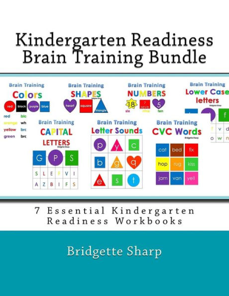 Kindergarten Readiness Brain Training Bundle: 7 Essential Kindergarten Readiness Workbooks