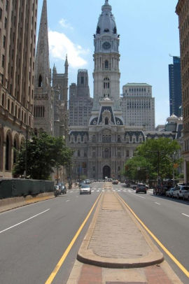 Street View Of Downtown Philadelphia Pennsylvania Journal Take