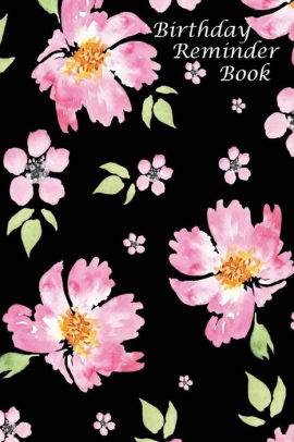 Birthday book to record birthdays