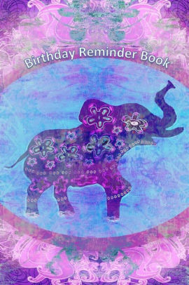 Birthday book to record birthdays