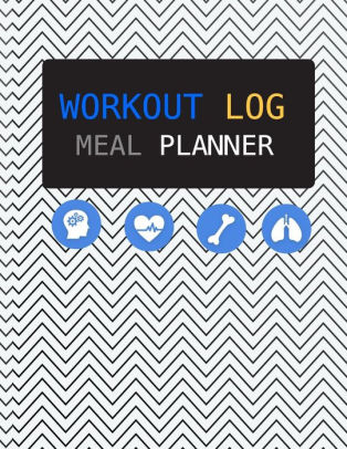workout log meal planner book diet and exercise journal good