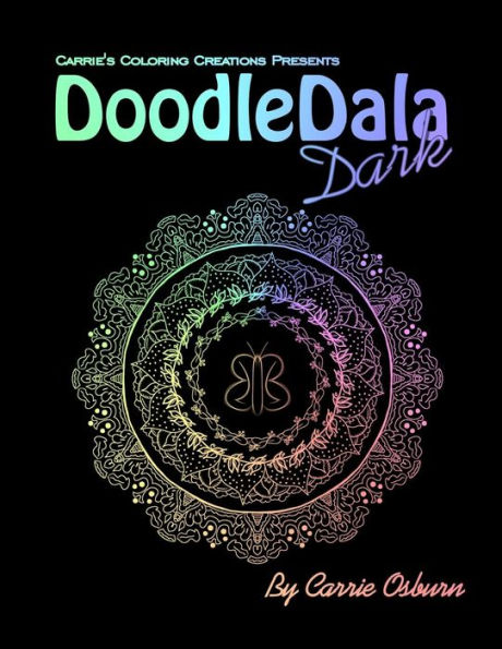 Doodledala Dark: A collection of hand drawn mandalas on dark backgrounds