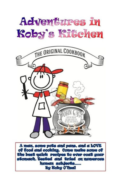 Adventures in Koby's Kitchen: A man, some pots and pans, and a LOVE of food and cooking. Come make some of the best quick recipes to ever coat your stomach. Tested and tried on numerous human subjects.....