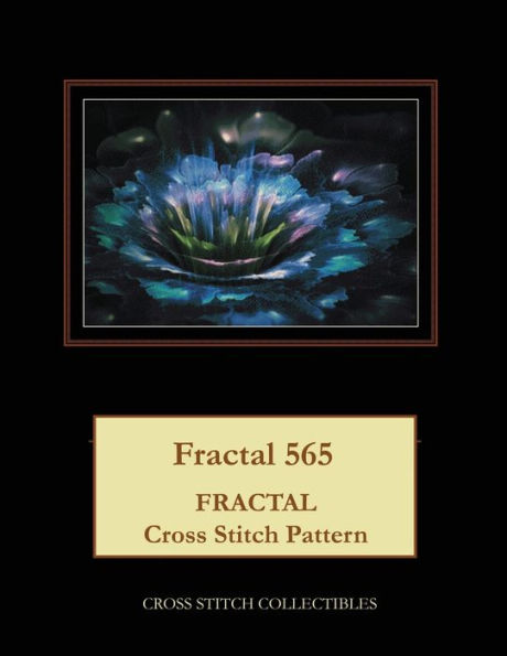 Fractal 565: Fractal cross stitch pattern