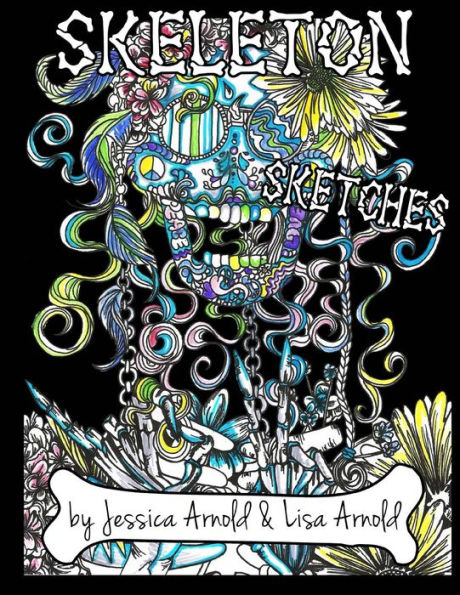 Skeleton Sketches Coloring Book