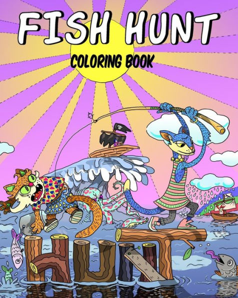 Fish Hunt Coloring Book