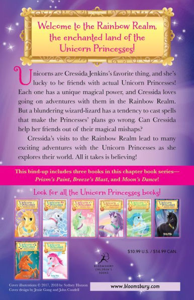 Unicorn Princesses Bind-up Books 4-6: Prism's Paint, Breeze's Blast, and Moon's Dance