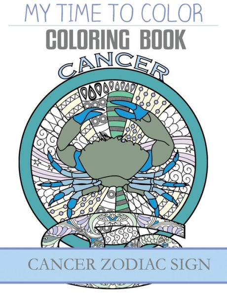 Cancer Zodiac Sign - Adult Coloring Book