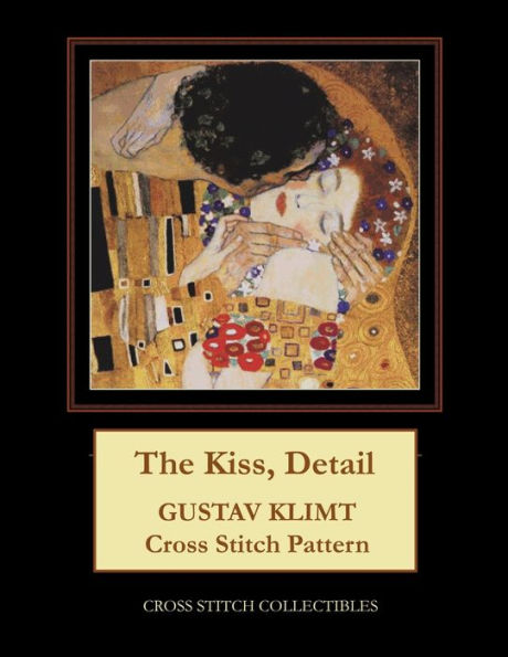 The Kiss, Detail: Gustav Klimt cross stitch pattern