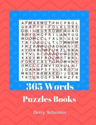 Title: 365 Words Puzzles Books: Large Print Games Word Find Word Search Fun Games, Author: Gerry Schenker