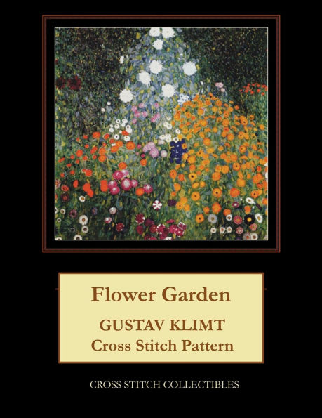 Flower Garden: Gustav Klimt cross stitch pattern