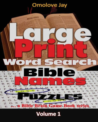 large print word search bible names puzzles the bible names word finds