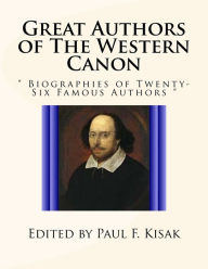 Title: Great Authors of The Western Canon: 