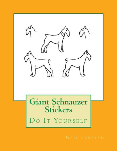 Giant Schnauzer Stickers: Do It Yourself