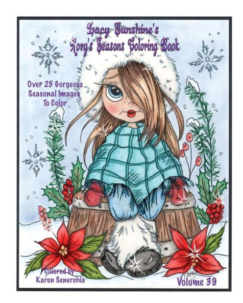 Lacy Sunshine's Rory's Seasons Coloring Book: Rory Sweet Urchin Celebrates Winter Spring Summer Fall Coloring All Ages Volume 39