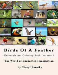 Title: Birds Of A Feather: Grayscale Art Coloring Book, Author: Cheryl Korotky