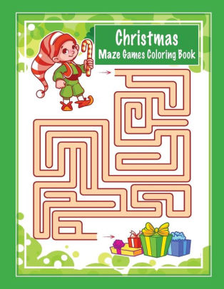 Download Christmas Maze Games Coloring Book By C A Jameson Paperback Barnes Noble