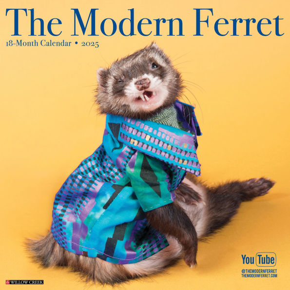 Modern Ferret (The) 2026 12 X 12 Wall Calendar