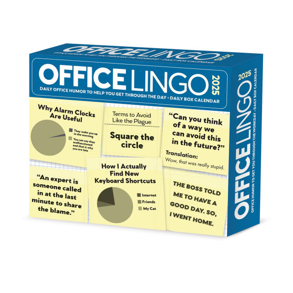 2026 Office Lingo Daily Box Desktop Calendar