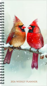 Title: Cardinals (Trilingual) 2026 3.5 X 6.5 Softcover Weekly Spiral, Author: Willow Creek Press