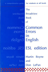 Title: Common Errors in English: An ESL Guide / Edition 1, Author: Martin Boyne