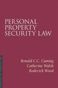 Title: Personal Property Security Law, Author: Ronald C. C. Cuming