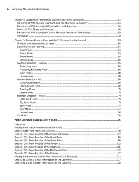 Achieving Aboriginal Student Success: A Guide for K to 8 Classrooms