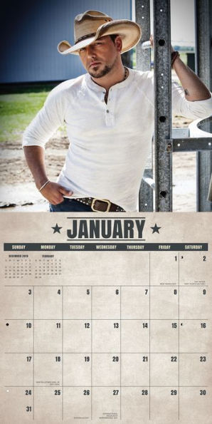 2016 Jason Aldean Wall Calendar