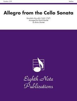 Allegro (from the Cello Sonata): Trumpet Feature, Score & Parts