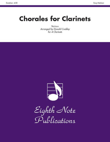 Chorales for Clarinets: Score & Parts