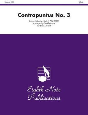 Contrapunctus No. 3: Score & Parts