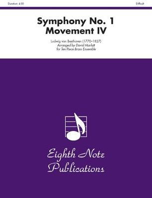 Symphony No. 1 (Movement IV): Score & Parts