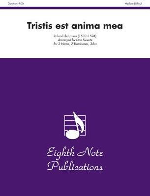 Tristis est anima mea: Score & Parts