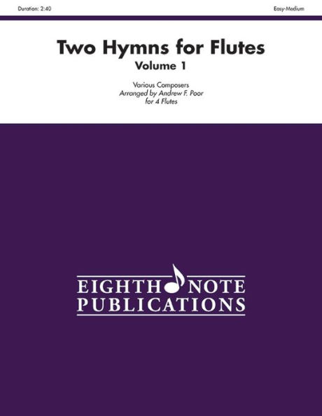 Two Hymns for Flutes, Vol 1: Score & Parts