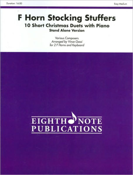 Stocking Stuffers (stand alone version): 10 Short Christmas Duets with Piano, Part(s)