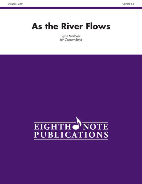 As the River Flows: Conductor Score & Parts