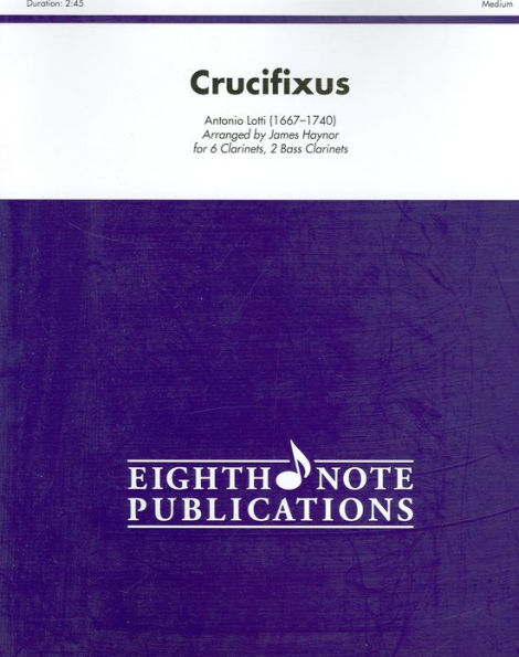 Crucifixus: Score & Parts