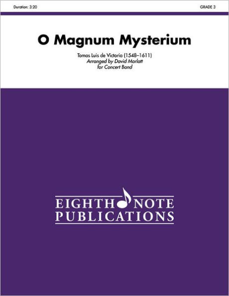 O Magnum Mysterium: Conductor Score