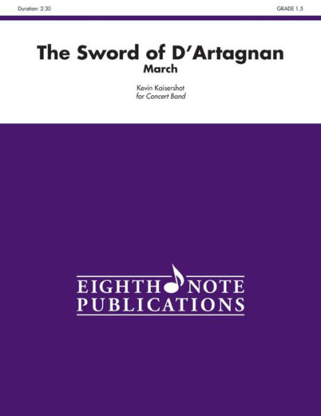 The Sword of D'Artagnan: March, Conductor Score & Parts