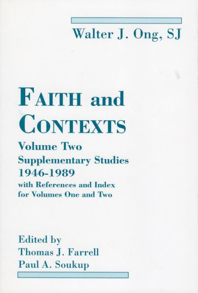 Faith and Contexts: Selected Essays and Studies 1952-1991