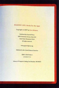 Title: Reading Life: Books for the Ages, Author: Sven Birkerts