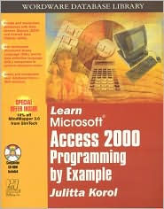 Learn MS Access 2000 Programming by Example