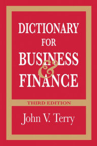 Title: Dictionary for Business & Finance, Author: John V. Terry