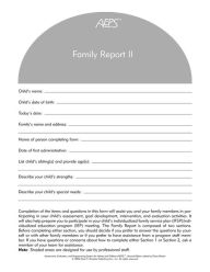 Title: AEPST Family Report (Pack of 10), Author: Diane D. Bricker